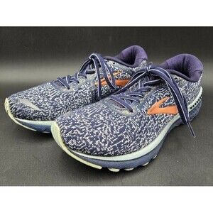 Brooks Shoes Womens 10 Adrenaline GTS 20 Blue Running Sneakers 1202961B434